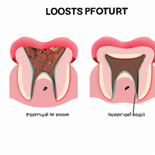 איור המראה את ההשפעה של אובדן שיניים על מבנה הפנים.